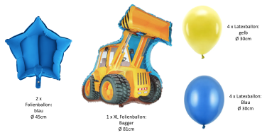 Fahrzeuge - SET: Bagger  - 11 Stk.